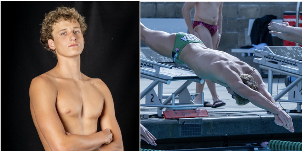 Cuesta College Male Athlete of the Month, April 2026- Grant Huston, Swimming
